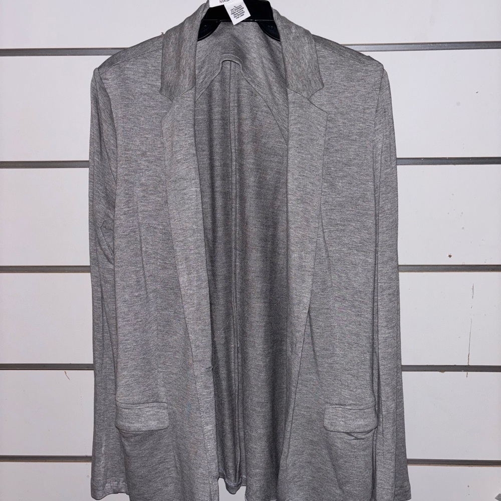Magaschoni Light Gray Knit Cardigan‎